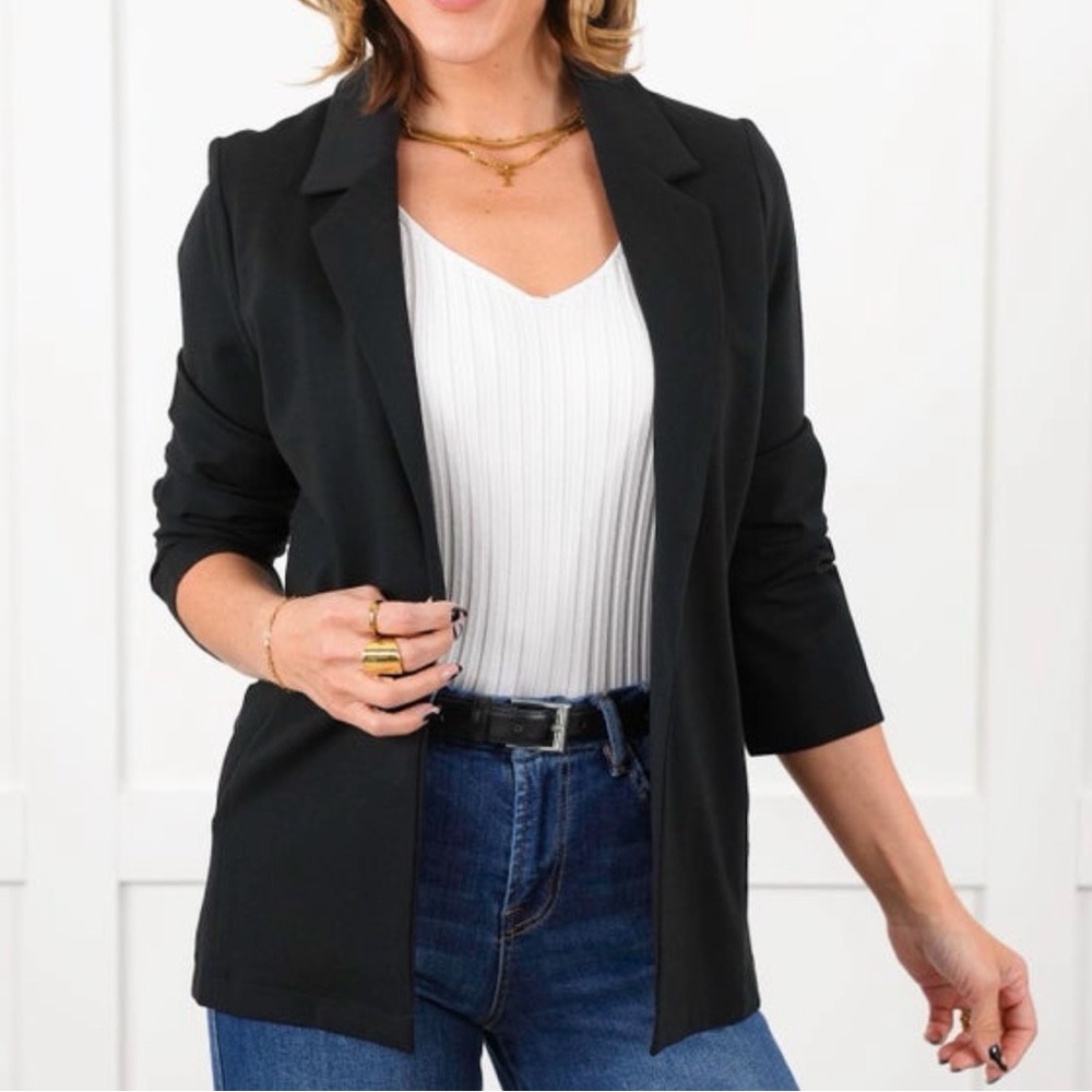 Black blazer style jacket new with tags